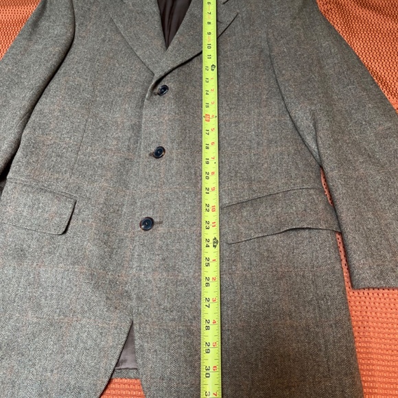 Brooks Brothers Men's Mens Brown Wool/Cashmere Blazer Jacket 38R Three 3 Buttons - Picture 16 of 16